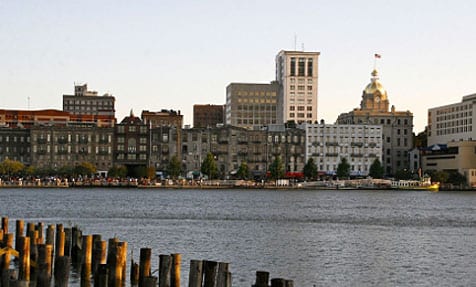 Savannah City Skyline